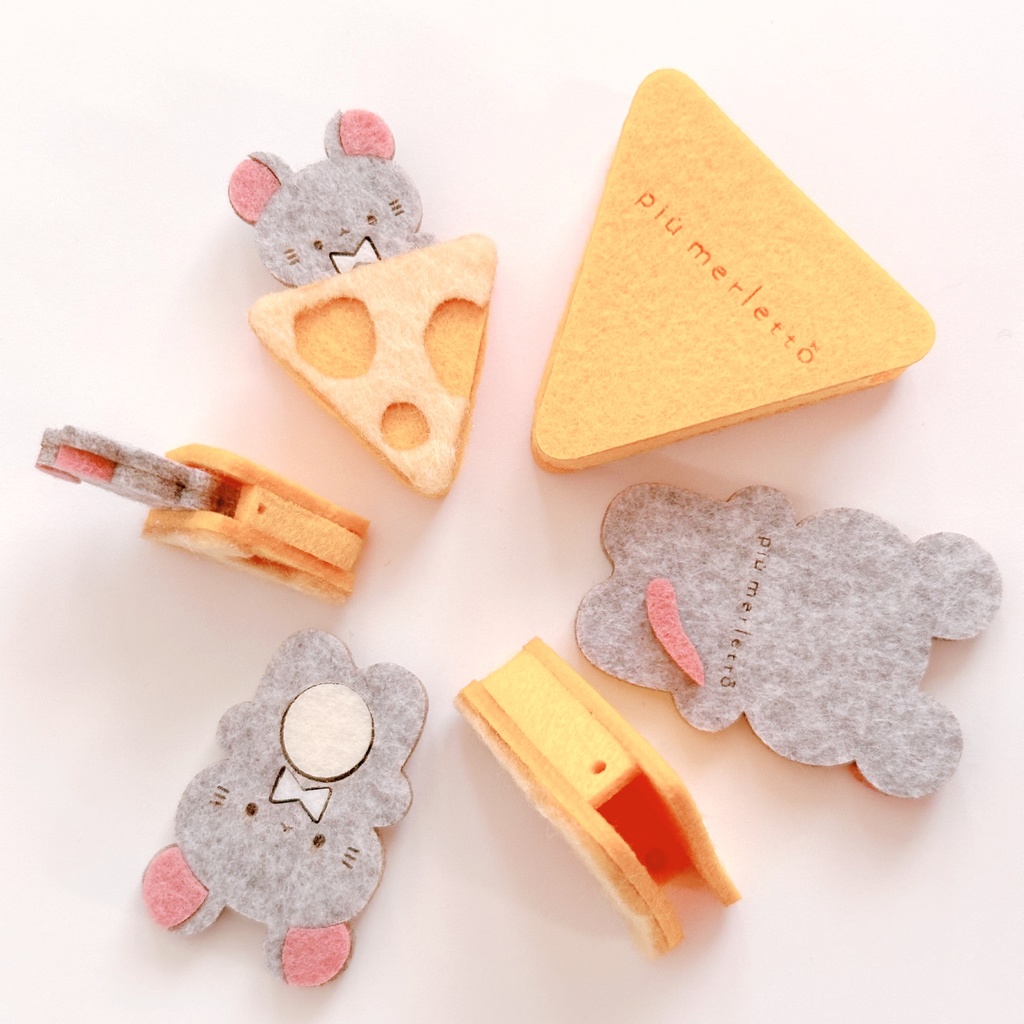 ドール*ねずみさんとチーズポシェット