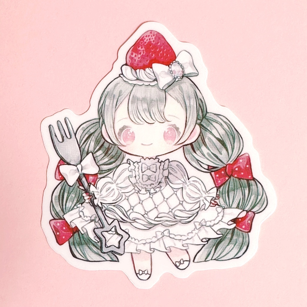 苺のショートケーキ*シール