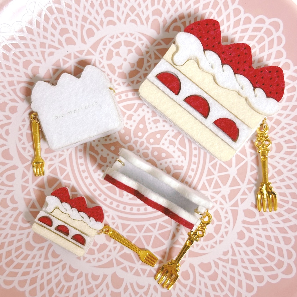 ドール*ショートケーキポシェット