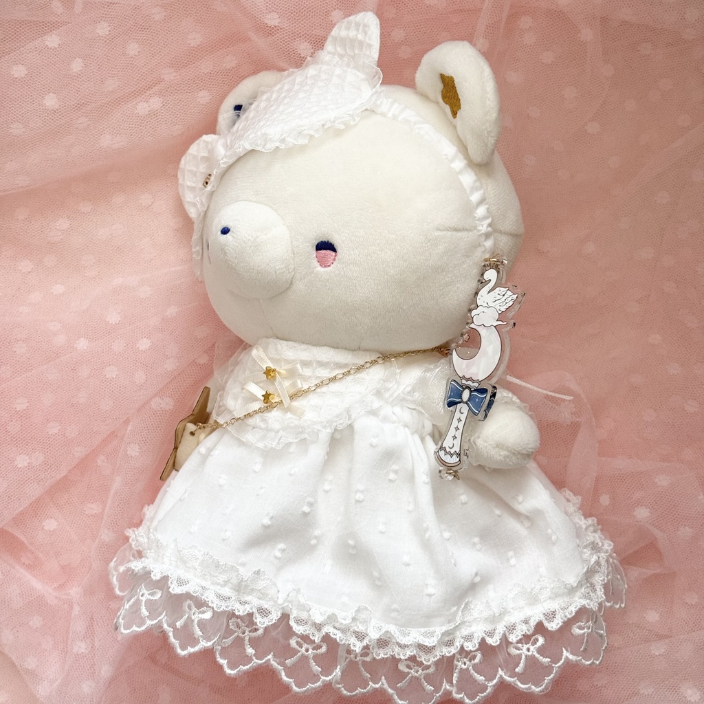 秘密のパジャマパーティ*星くまぬいぐるみ着せ替えお洋服