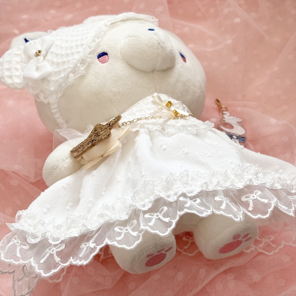 秘密のパジャマパーティ*星くまぬいぐるみ着せ替えお洋服