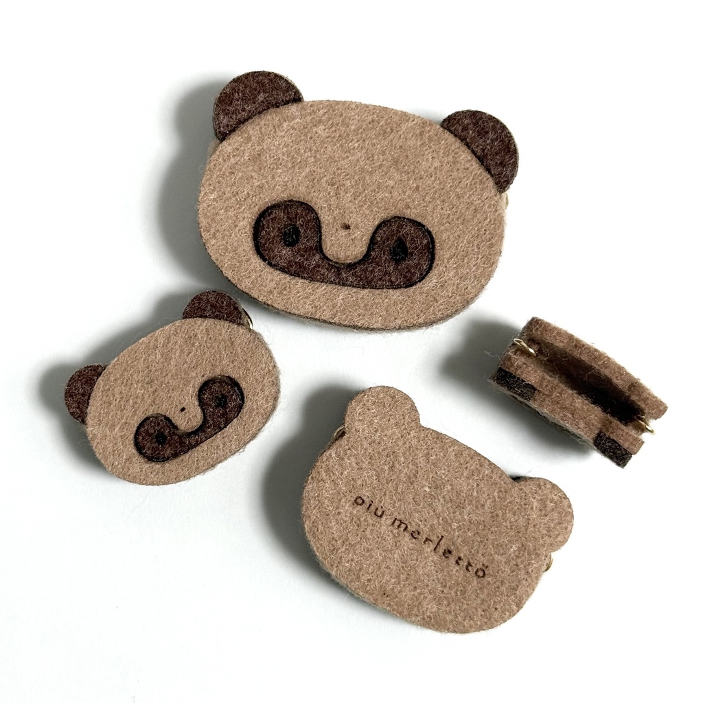 ドール*たぬきポシェット