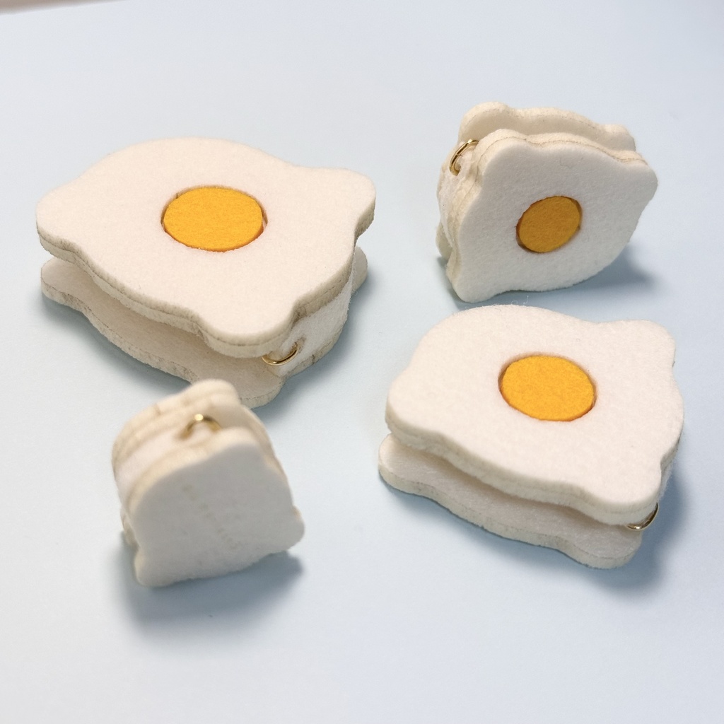ドール*くま目玉焼きポシェット