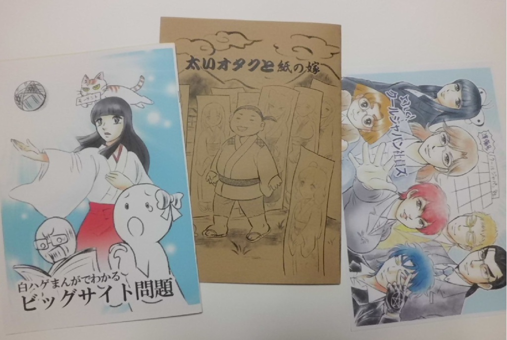 「白ハゲまんがでわかるビッグサイト問題」+「太いオタクと紙の嫁」セット