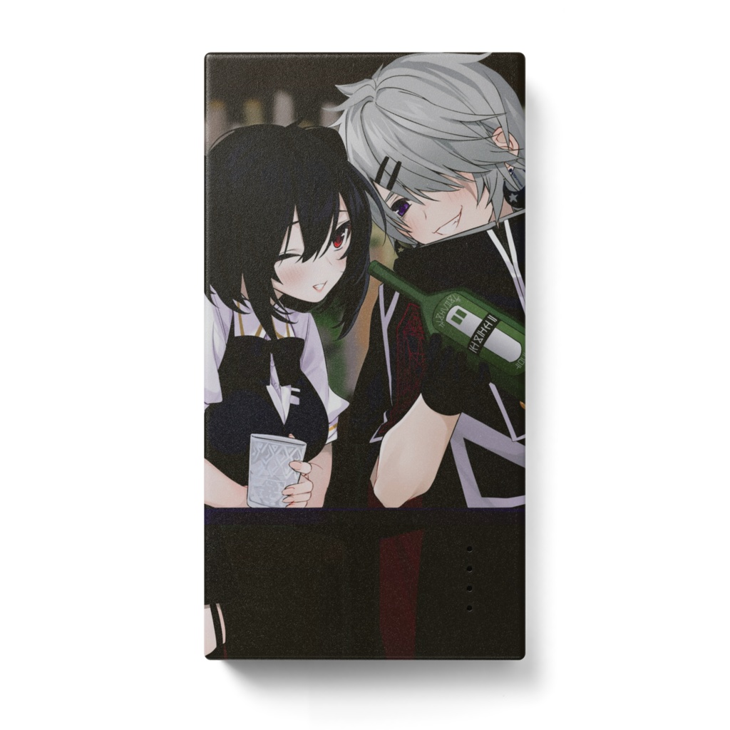 楠雫＆月夜見ロキ　モバイルバッテリー