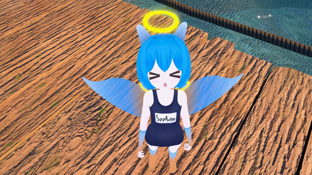 Sea Angel Kemonomimi Set (For Use on VRChat Avatars)