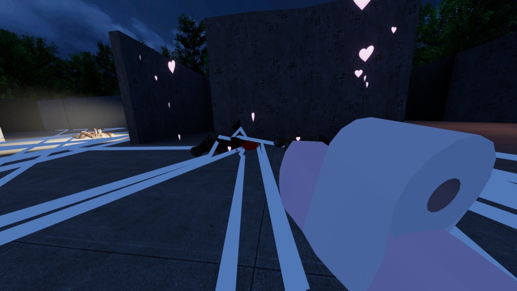 Magical Toilet Paper Gun (for use on VRChat avatars)
