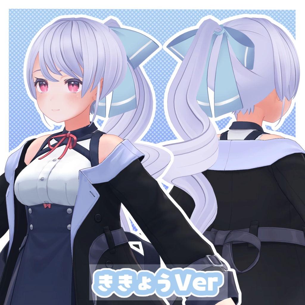 休日ポニーテール