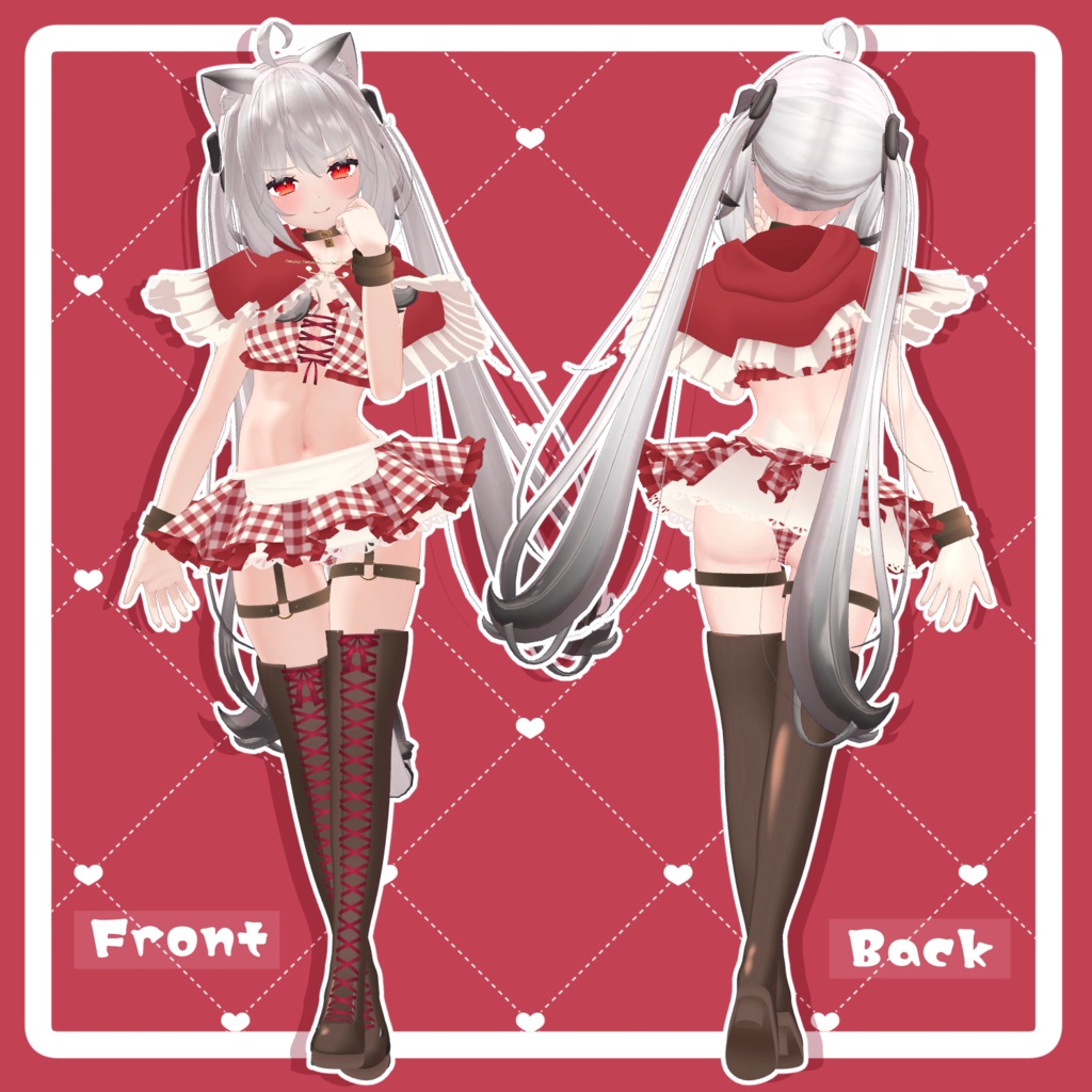 【舞夜ちゃん対応】あかずきんセット