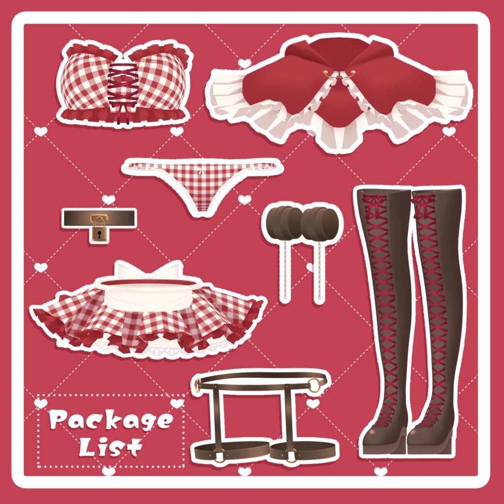 【桔梗ちゃん対応】あかずきんセット