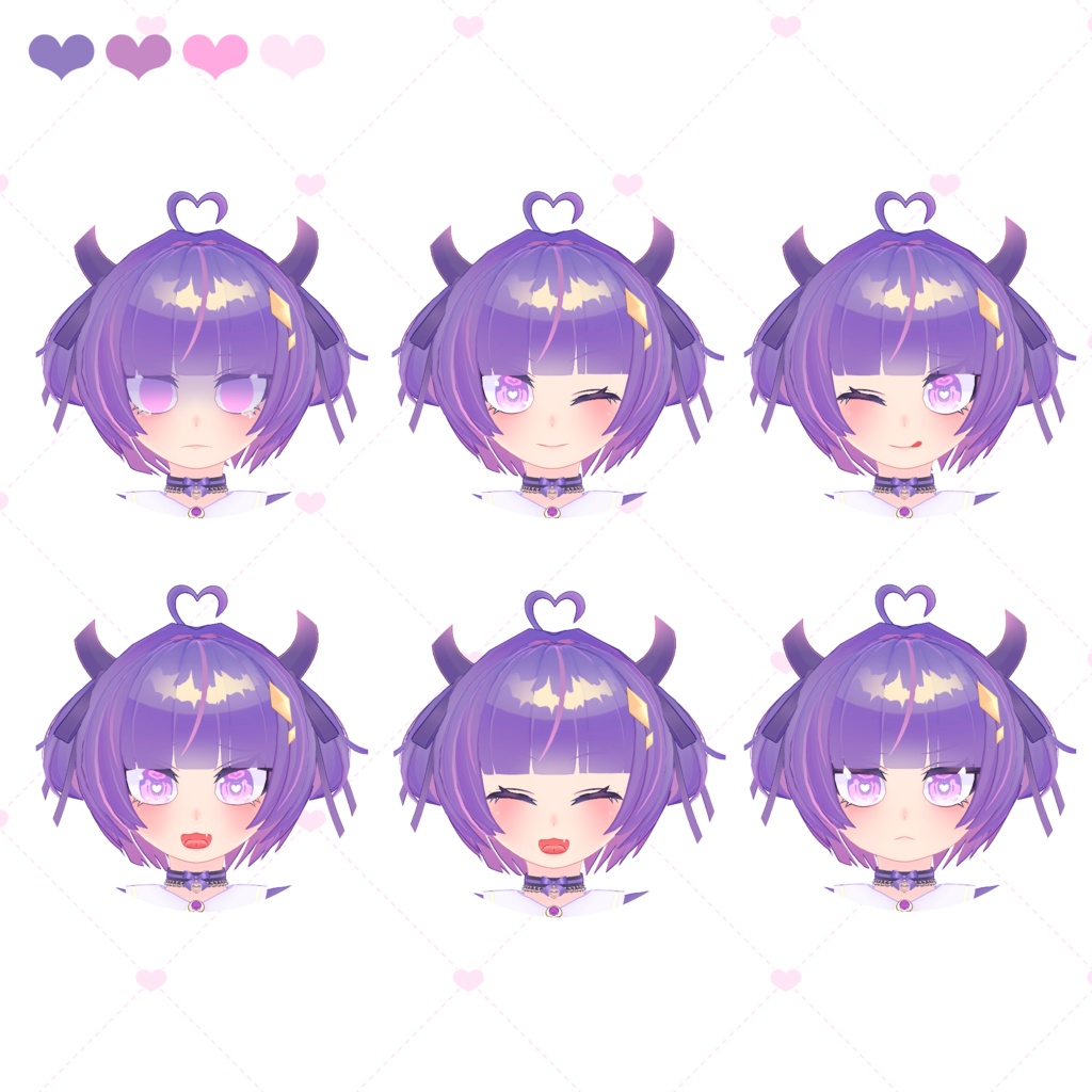 オリジナル3Dモデル「サキュバスメイドのめるる」