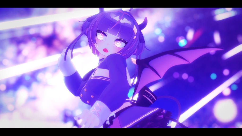 オリジナル3Dモデル「サキュバスメイドのめるる」