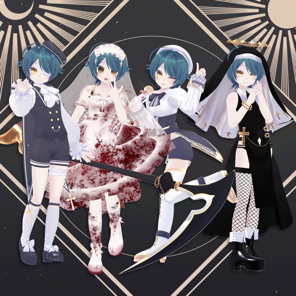 オリジナル3Dアバター「Luka」