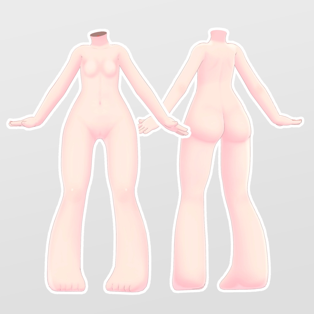 VRChat向け素体「もちどーる」