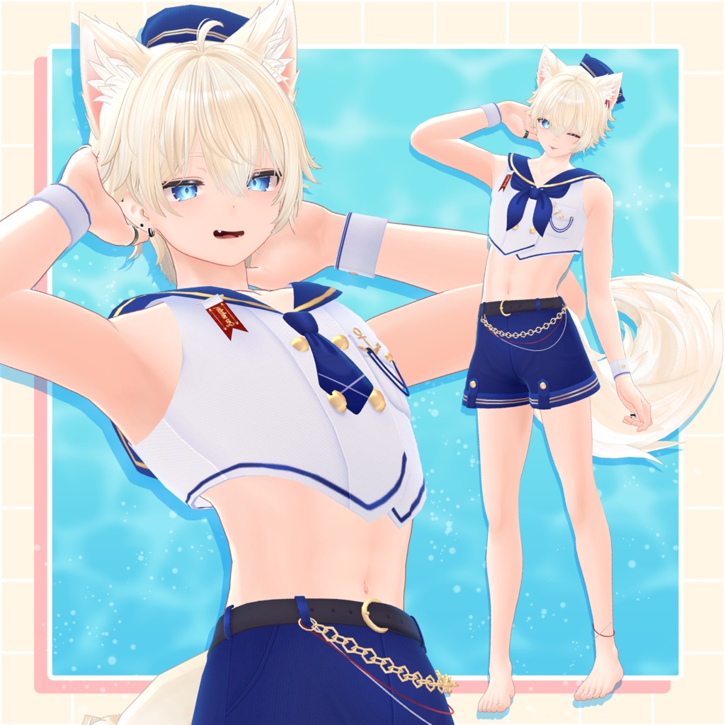 【🎉期間限定セール中🎉】🏝️Wonder Marine🏝️【少年&青年アバター対応】