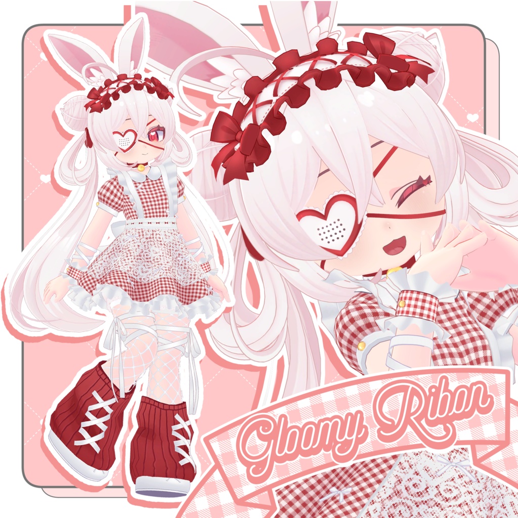 【まめふれんず&もちどーる対応】GloomyRibon