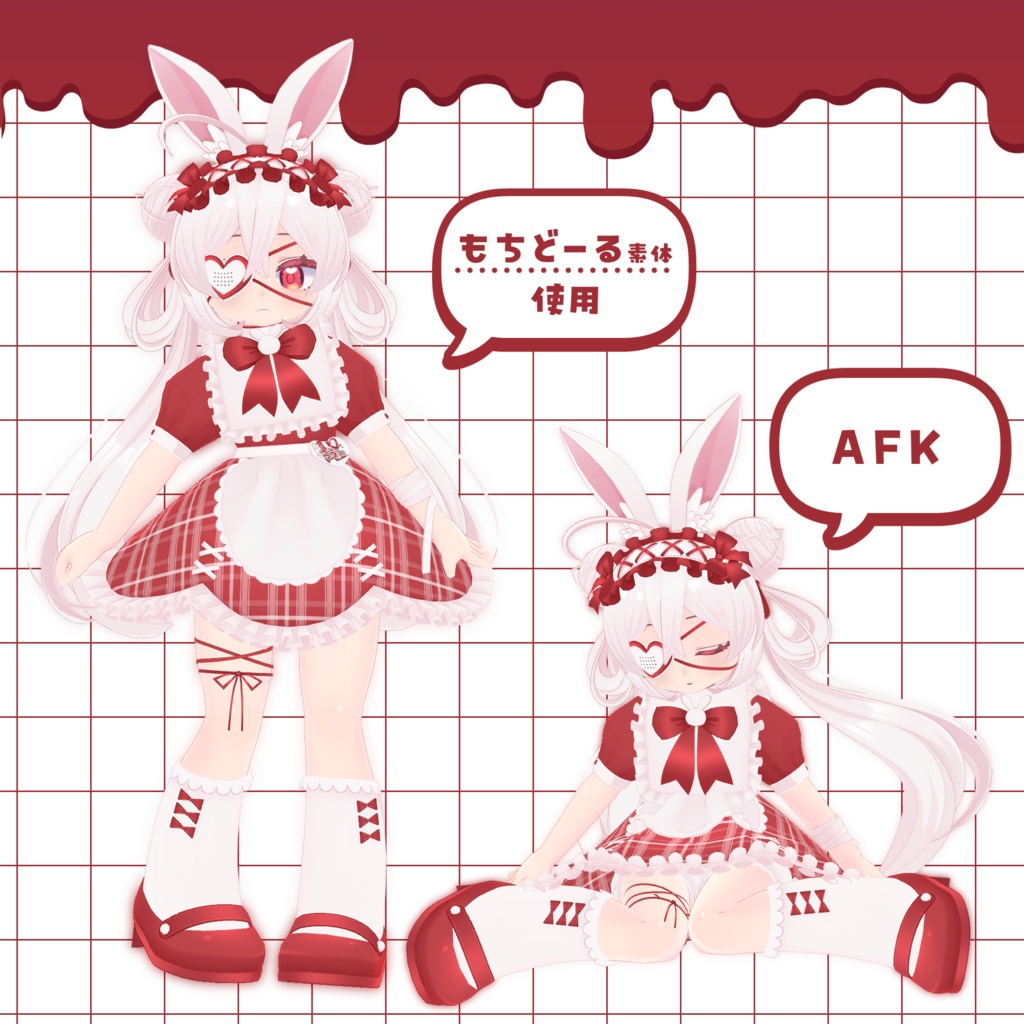 オリジナル3Dモデル『らゔぃ』