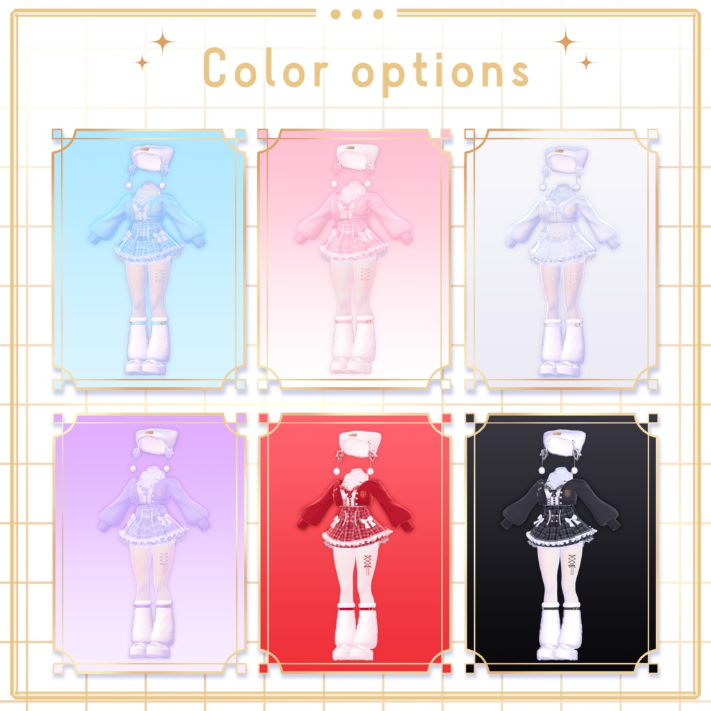 【全6アバター対応】❄️Sugar Fluff❄️