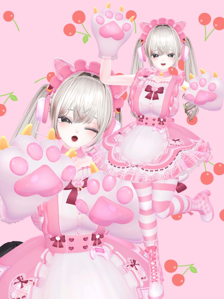 【9アバター対応】❤️ふりる♡にゃんてぃっく🤍