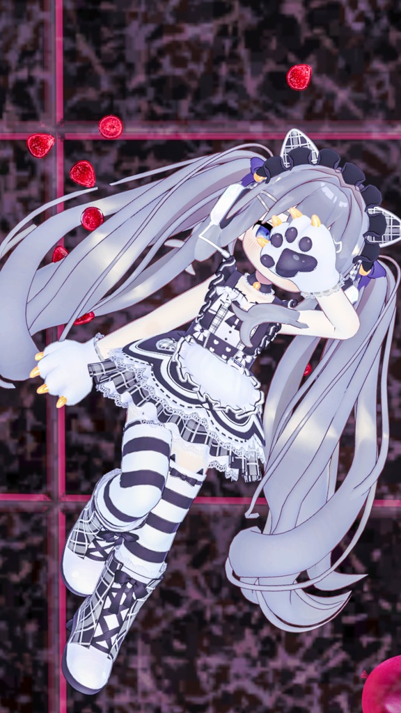 【9アバター対応】❤️ふりる♡にゃんてぃっく🤍