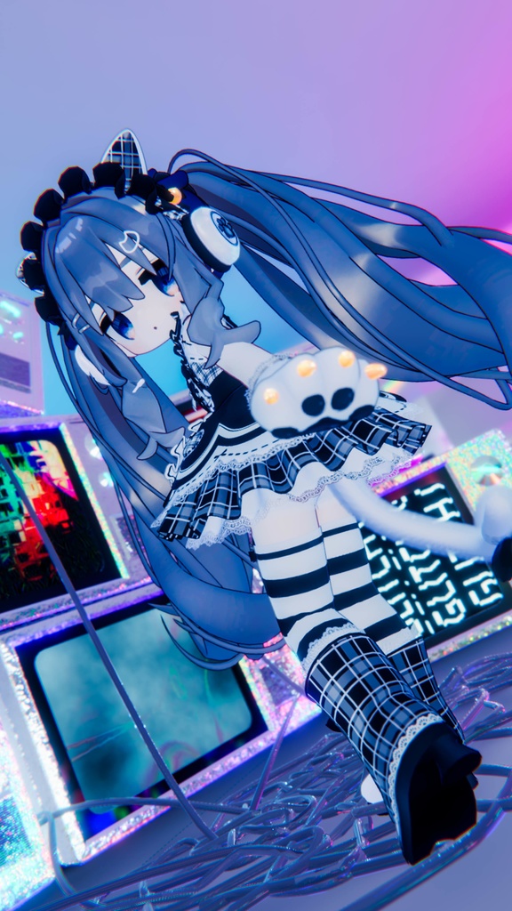 【9アバター対応】❤️ふりる♡にゃんてぃっく🤍