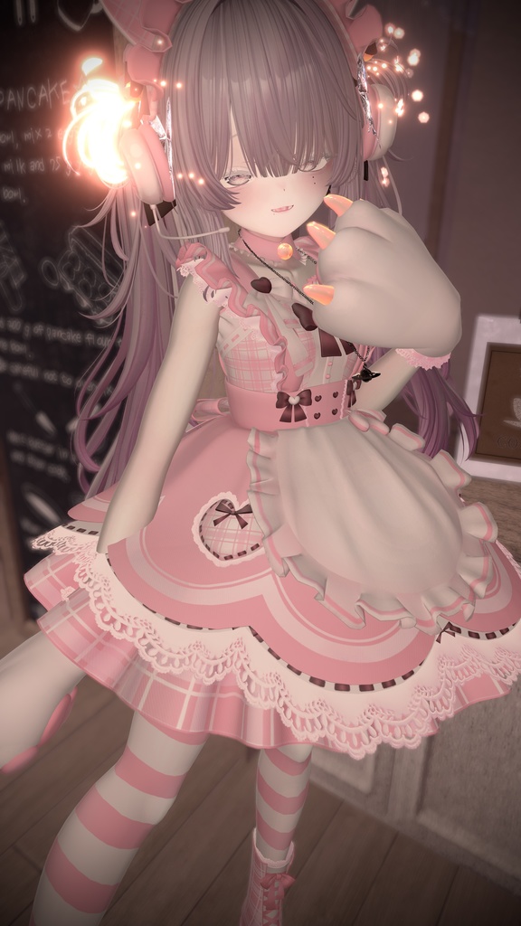 【9アバター対応】❤️ふりる♡にゃんてぃっく🤍