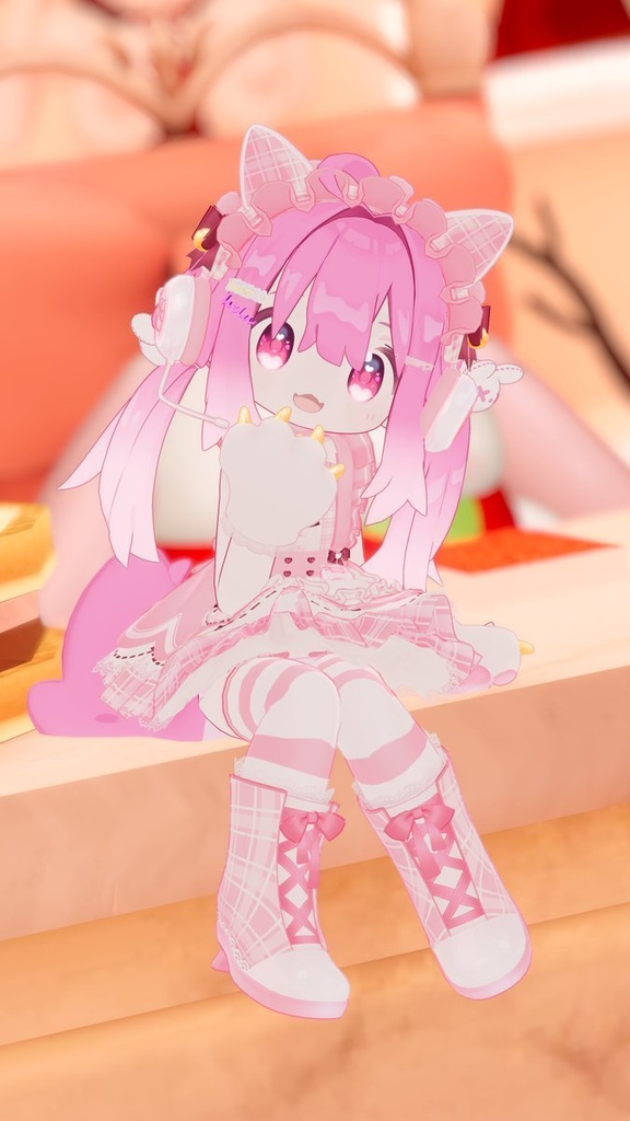 【9アバター対応】❤️ふりる♡にゃんてぃっく🤍