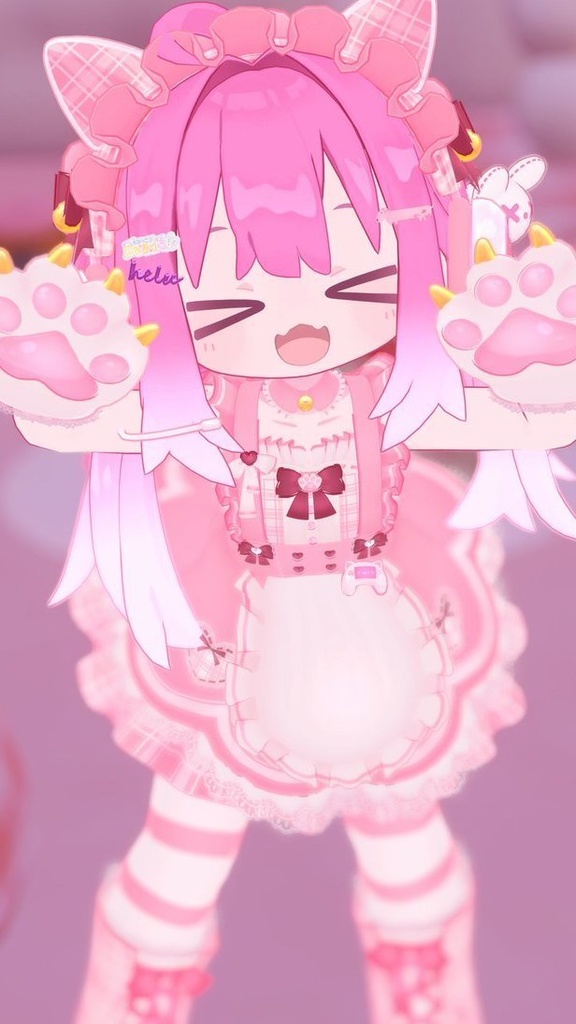 【9アバター対応】❤️ふりる♡にゃんてぃっく🤍