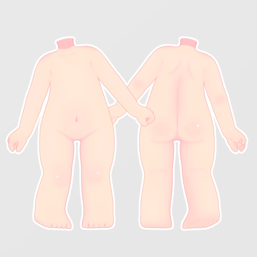 VRChat向け素体「ちびろいど」