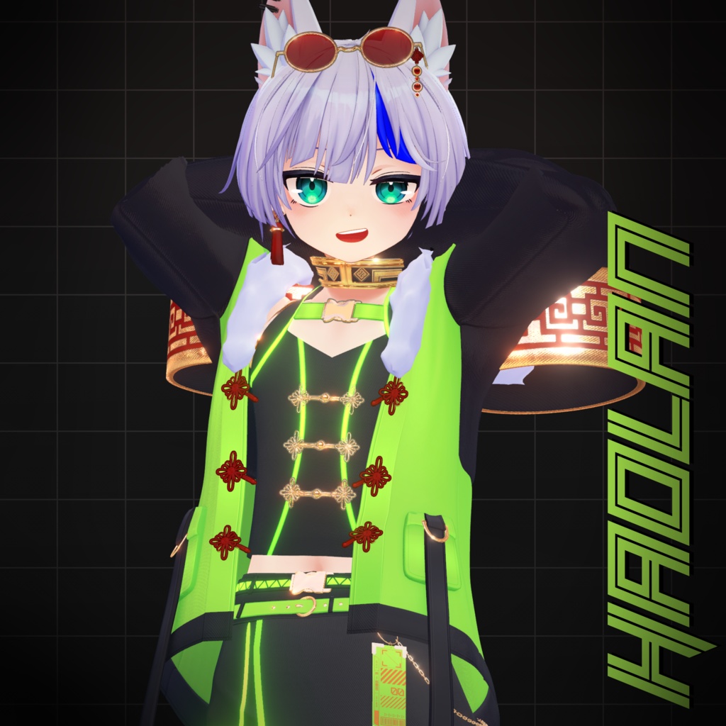 【少年アバター向け衣装】◢ 雷凰式戦装|XZ-01 ◣