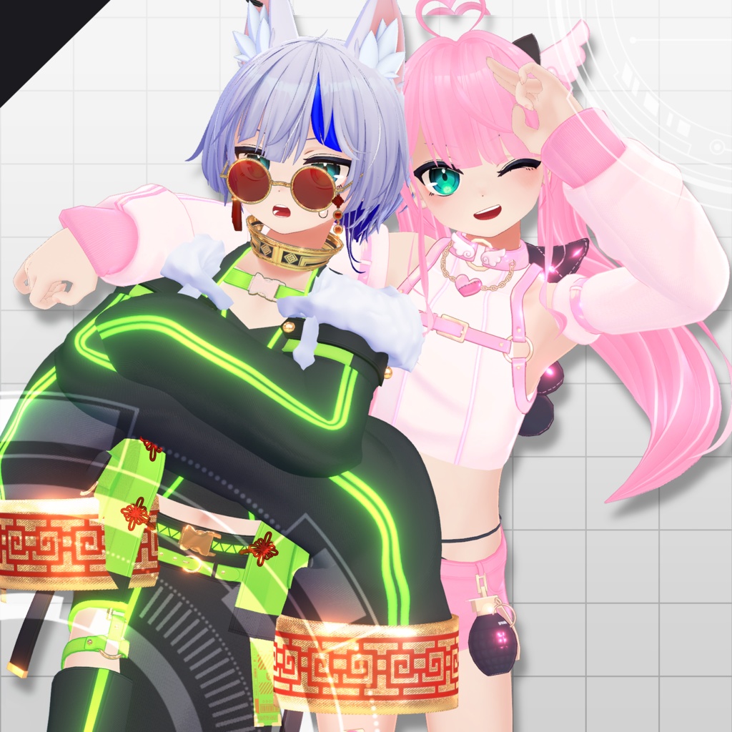 【少年アバター向け衣装】◢ 雷凰式戦装|XZ-01 ◣