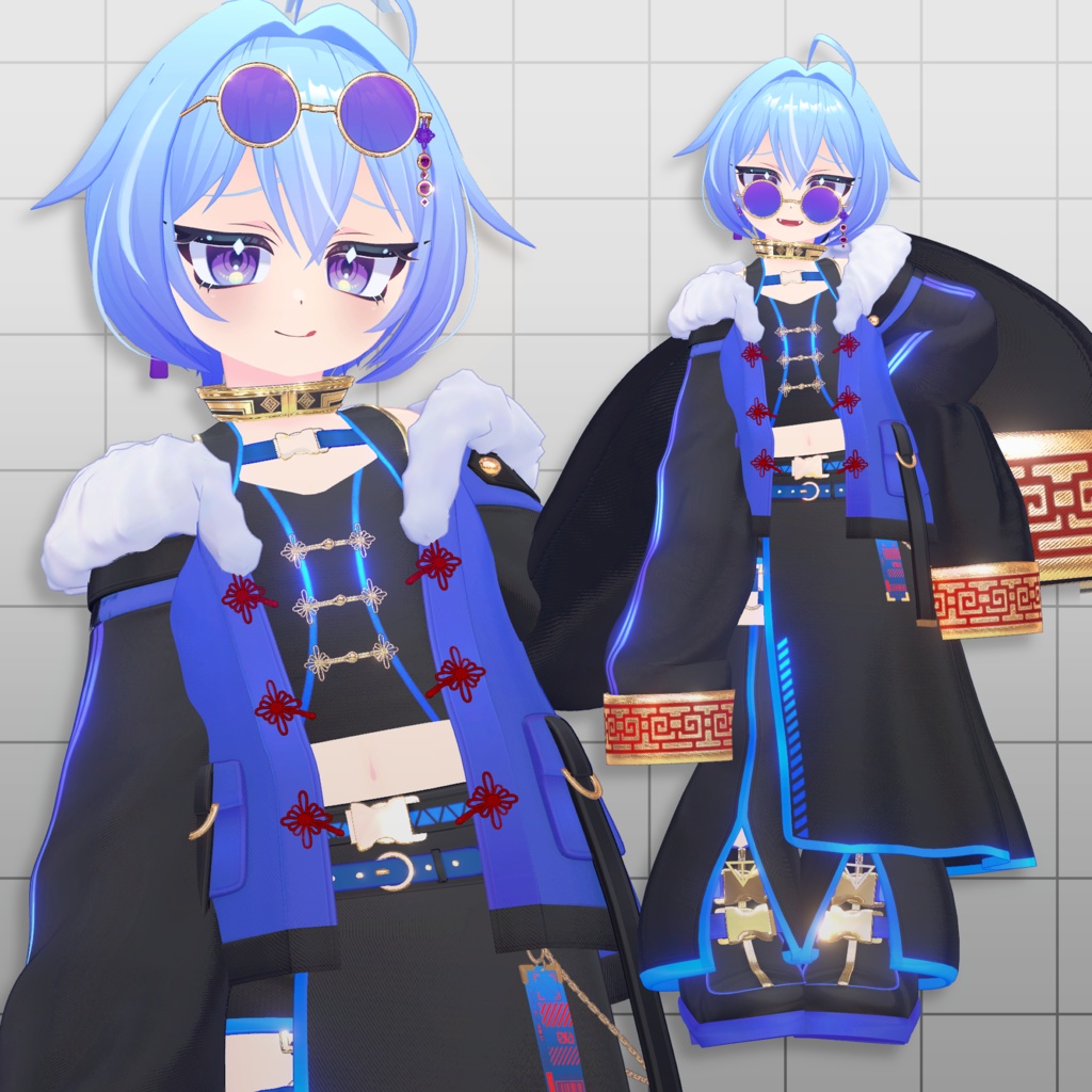 【🎉期間限定セール🎉】【少年アバター向け衣装】◢ 雷凰式戦装|XZ-01 ◣