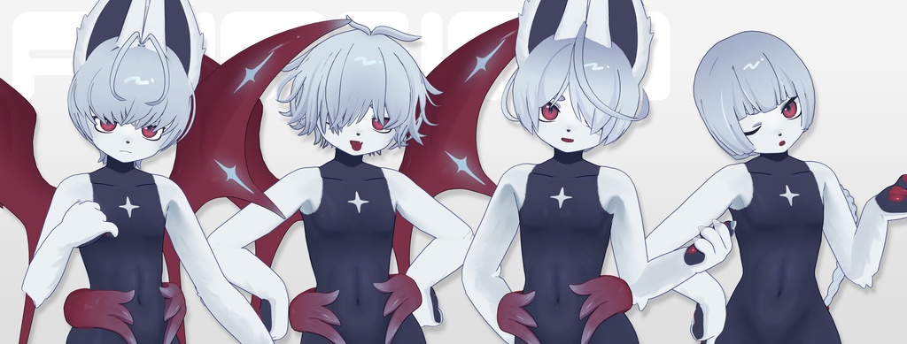 【🎉期間限定セール中🎉】【4アバター対応】4typeヘアスタイル