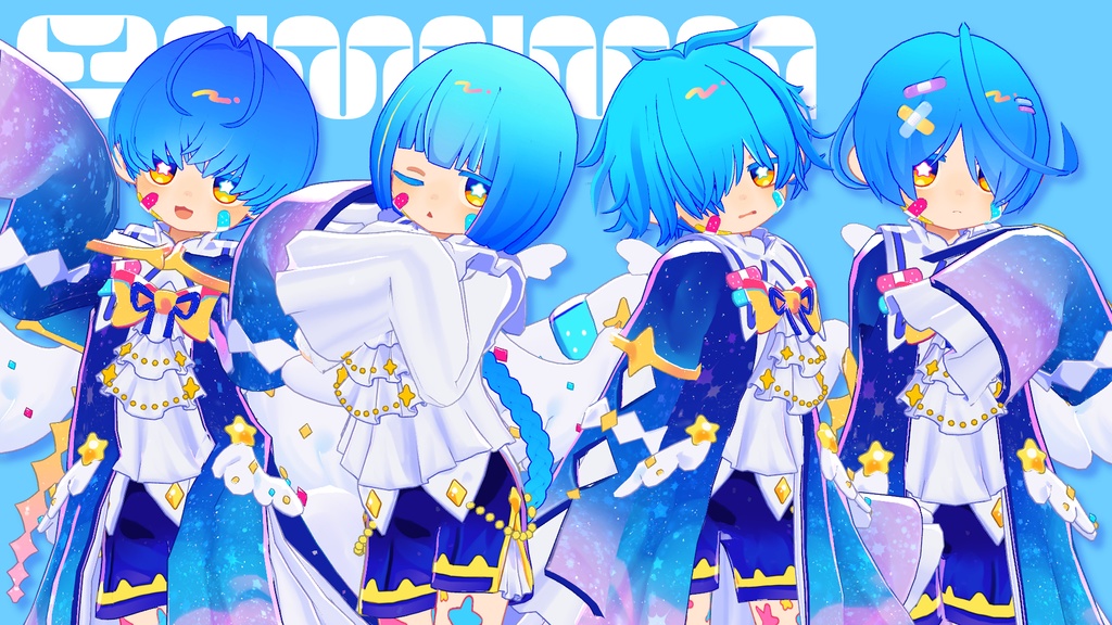 【🎉期間限定セール中🎉】【4アバター対応】4typeヘアスタイル