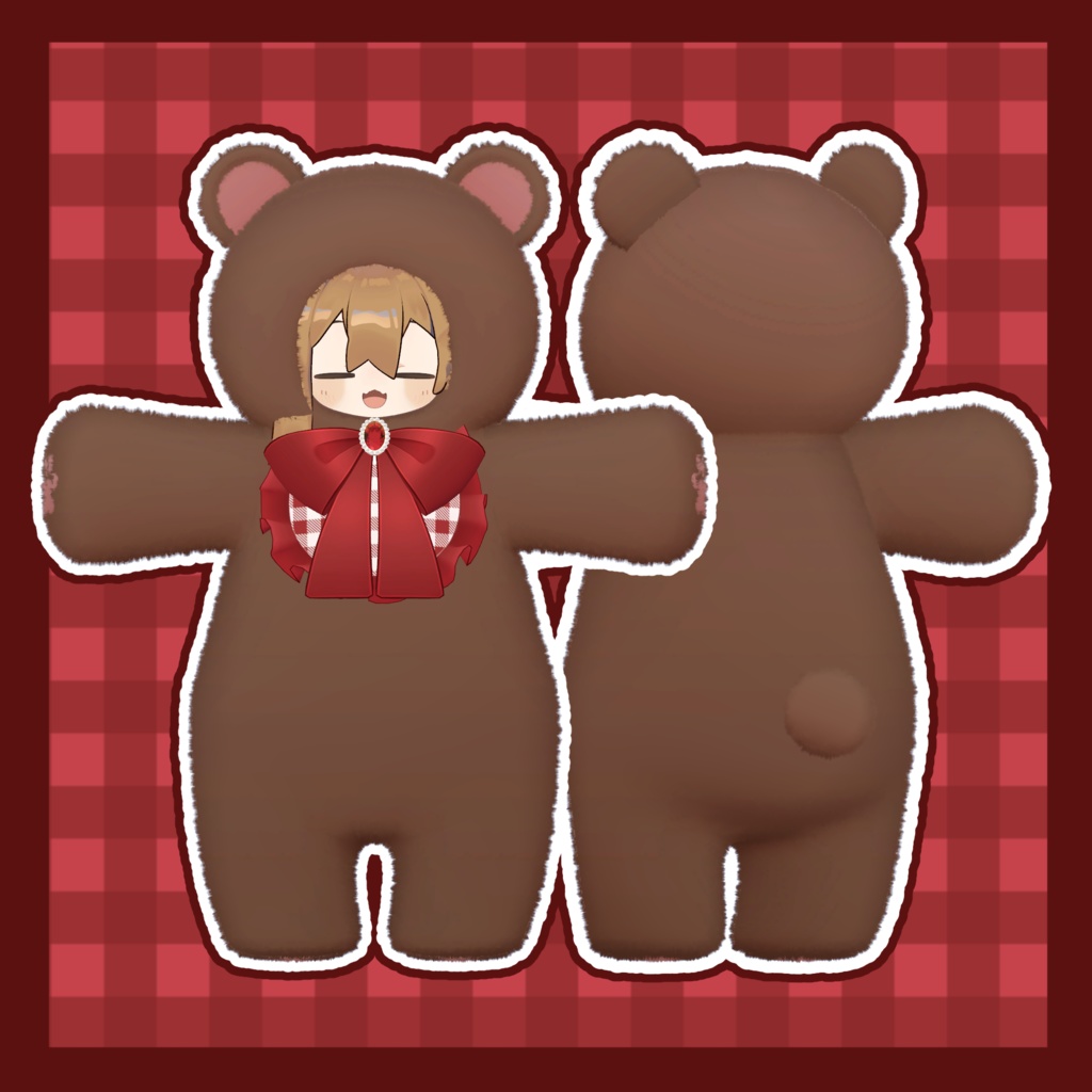 【VRC想定衣装】もふぎゅっ!ぬい