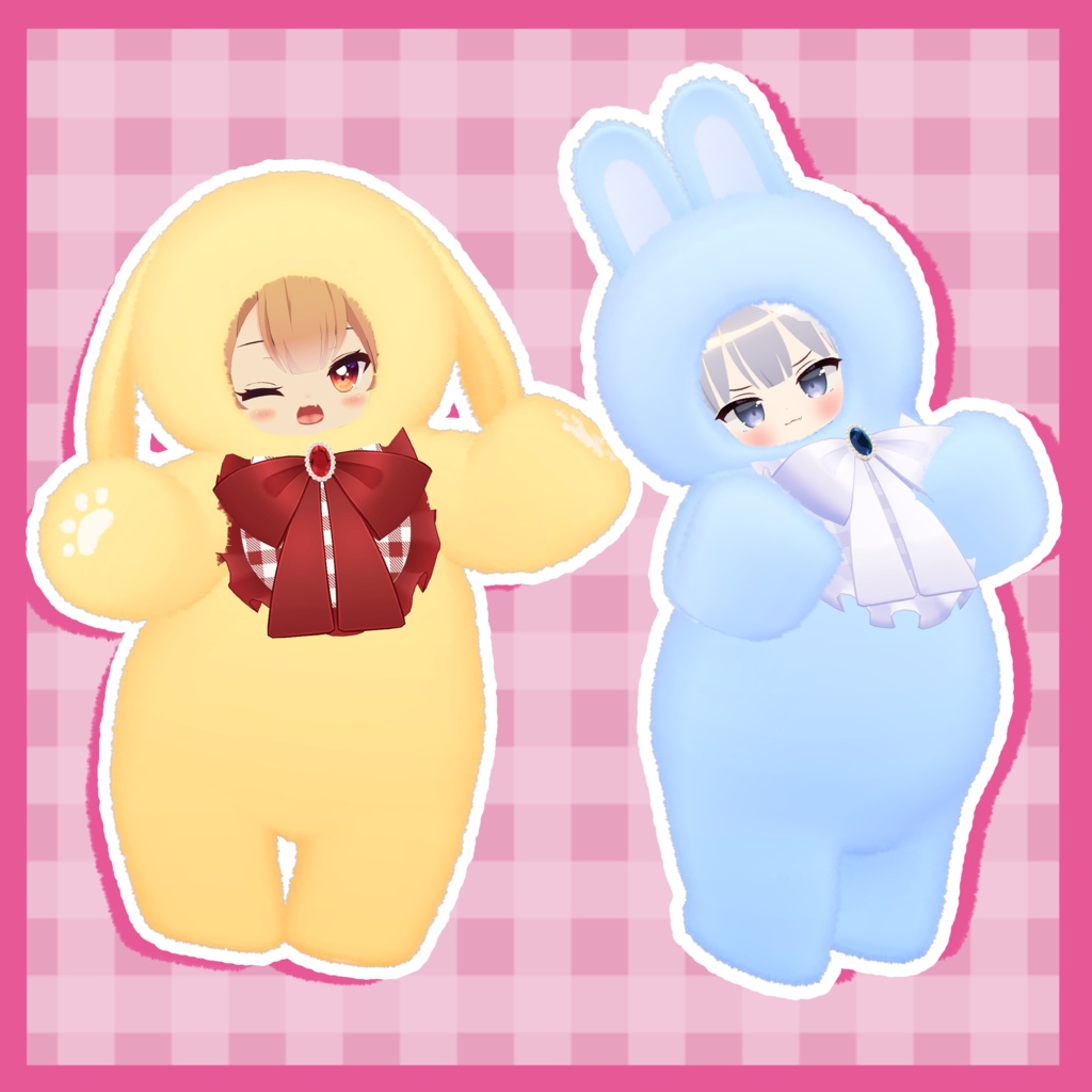 【VRC想定衣装】もふぎゅっ!ぬい