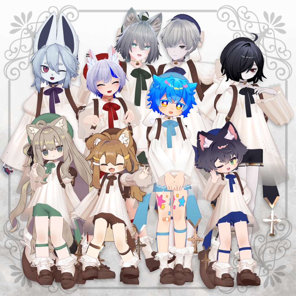 【🎄クリスマス&お正月セール対象商品🎍】【全6アバター対応】🕊️Frill Carol🕊️