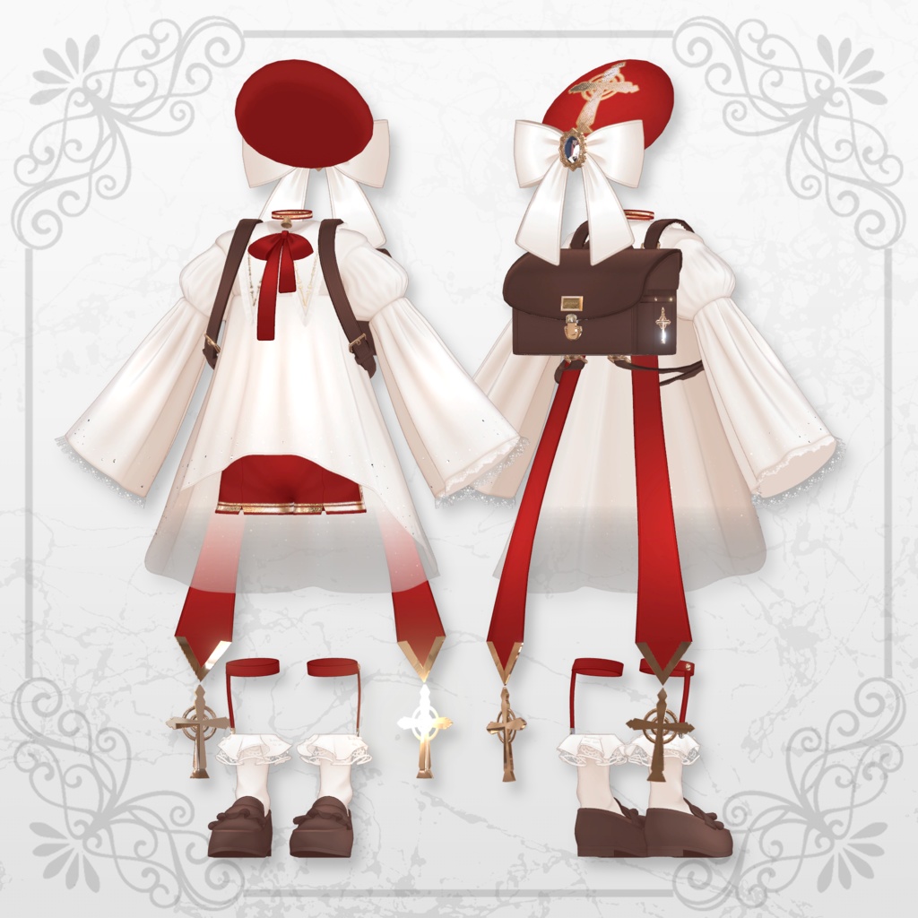 【🎄クリスマス&お正月セール対象商品🎍】【全6アバター対応】🕊️Frill Carol🕊️