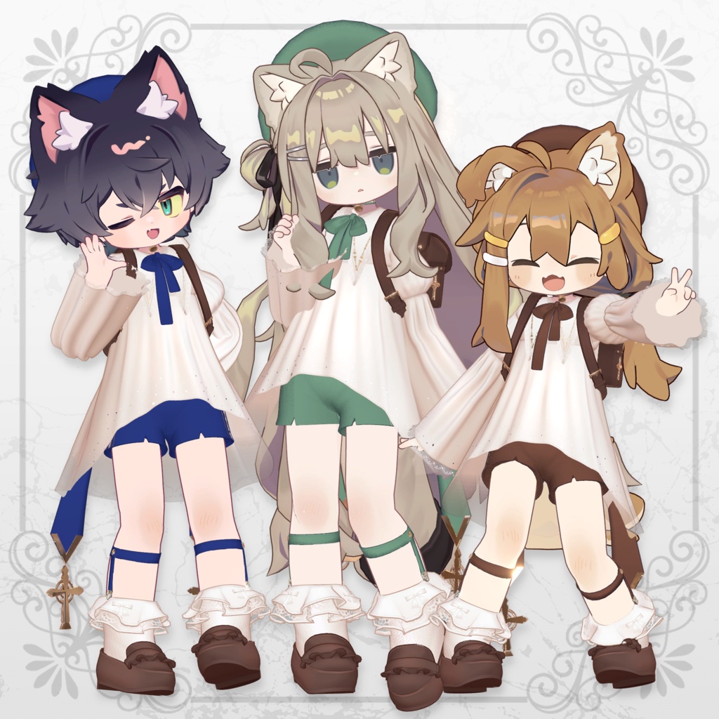 【🎄クリスマス&お正月セール対象商品🎍】【全6アバター対応】🕊️Frill Carol🕊️