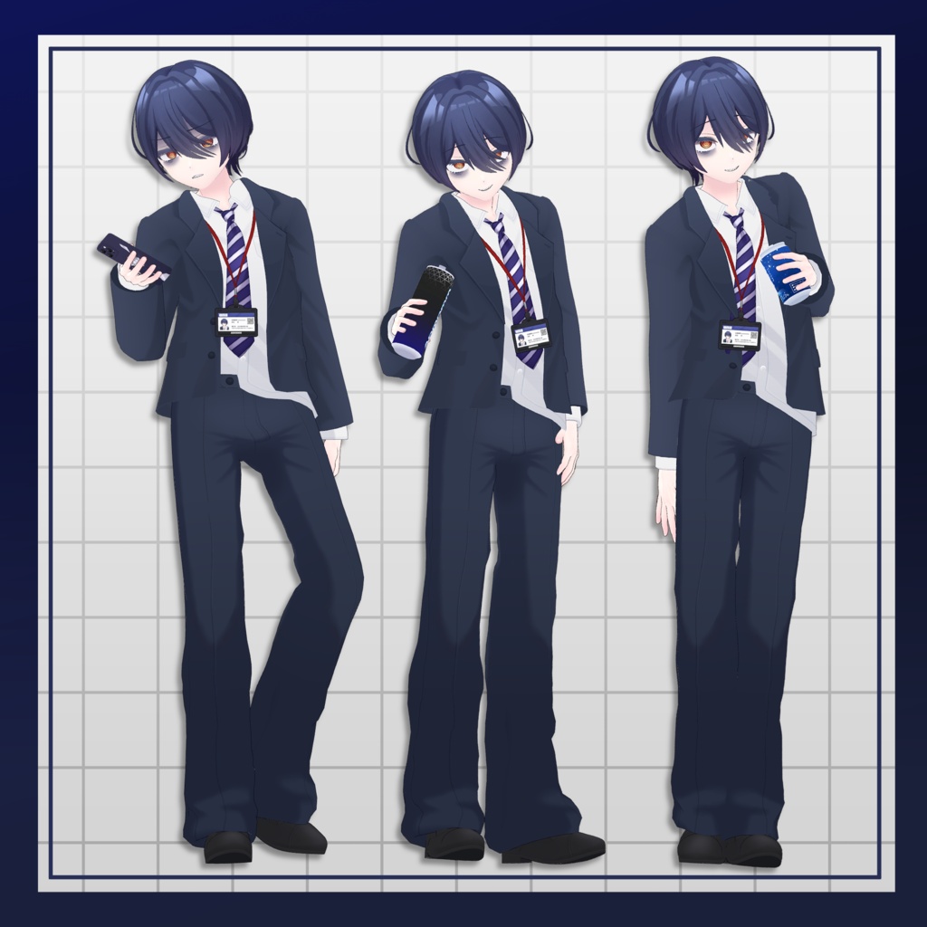【🎉期間限定セール中🎉】オリジナル3Dモデル『灰 -Kai-』