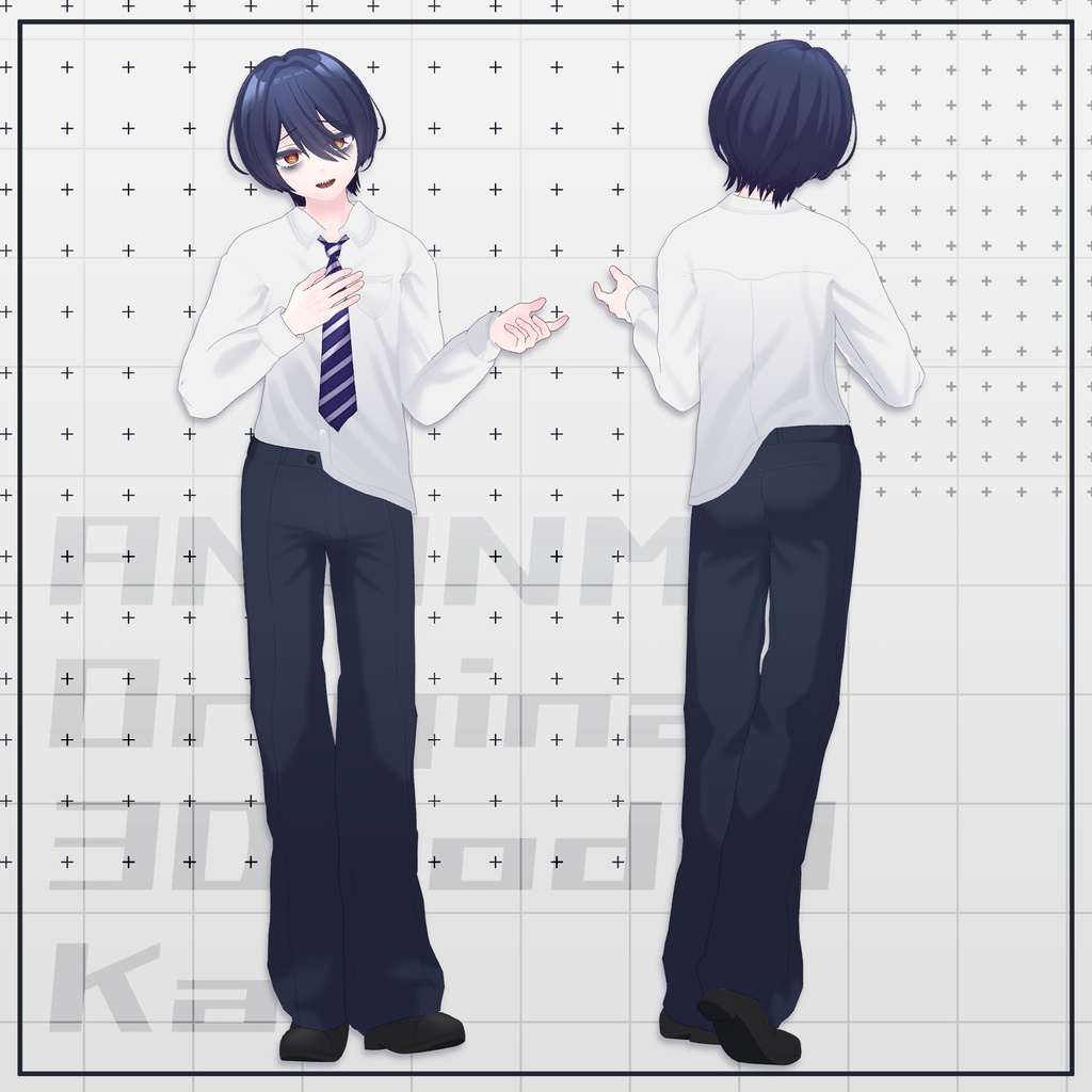 【🎉期間限定セール中🎉】オリジナル3Dモデル『灰 -Kai-』