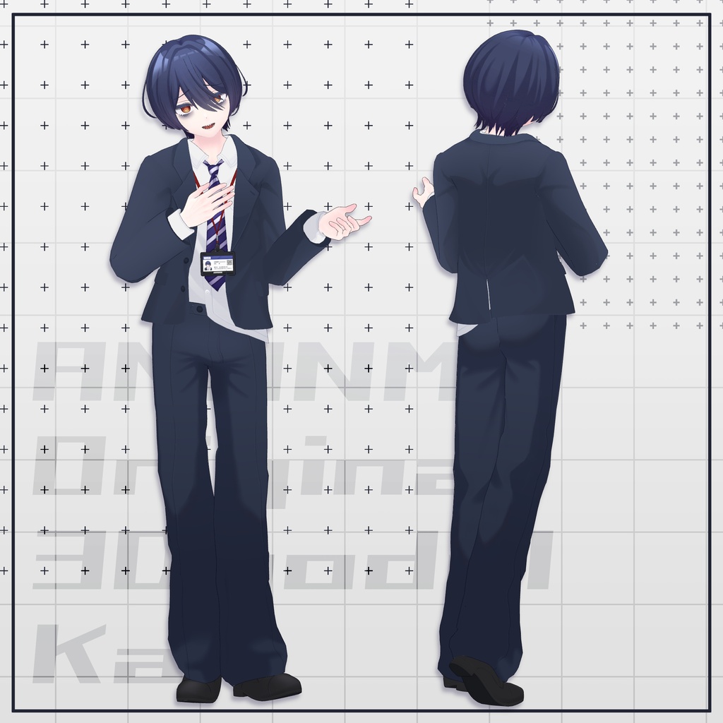 【🎉期間限定セール中🎉】オリジナル3Dモデル『灰 -Kai-』