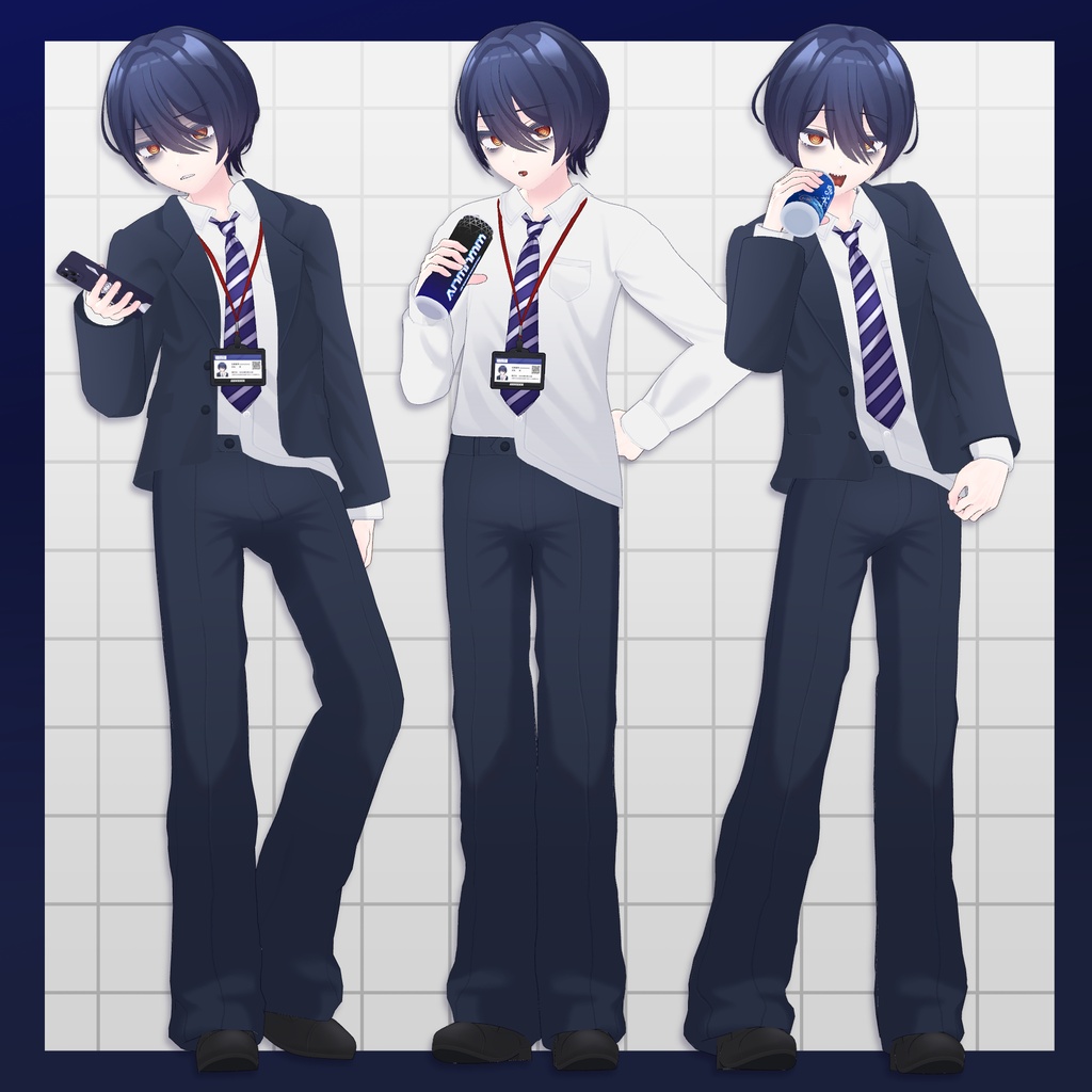【🎉期間限定セール中🎉】オリジナル3Dモデル『灰 -Kai-』