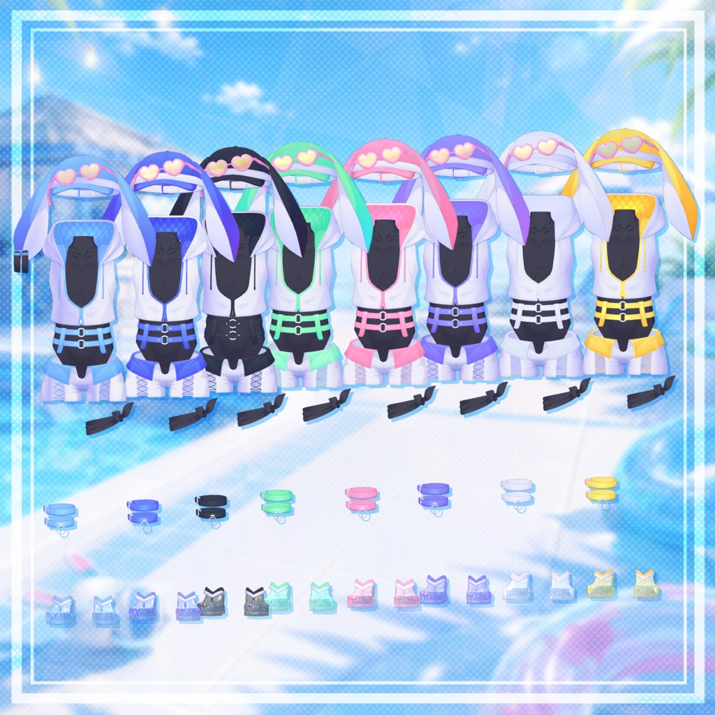 【🎉期間限定セール中🎉】🌊Splash Bunny🌊【少年&青年向け衣装】