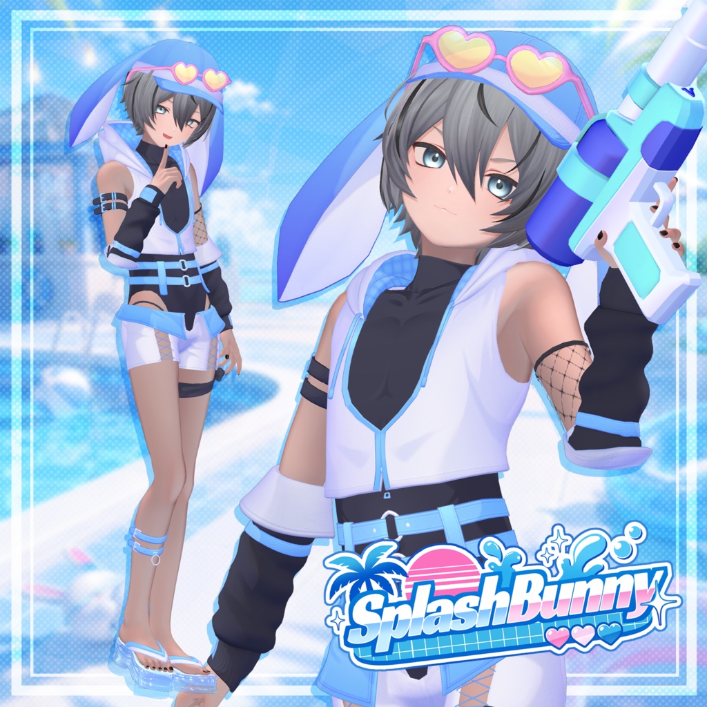 【🎉期間限定セール中🎉】🌊Splash Bunny🌊【少年&青年向け衣装】