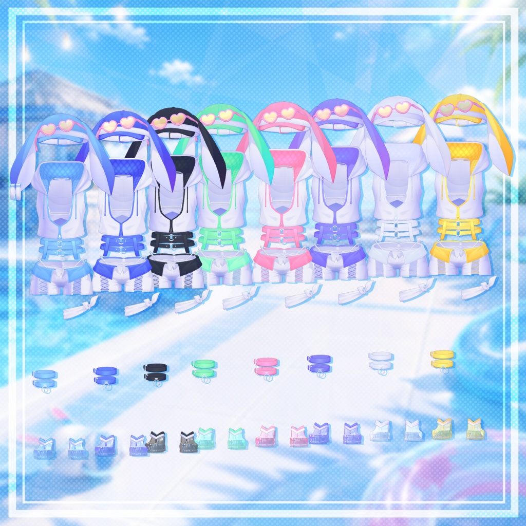 【🎉期間限定セール中🎉】🌊Splash Bunny🌊【少年&青年向け衣装】