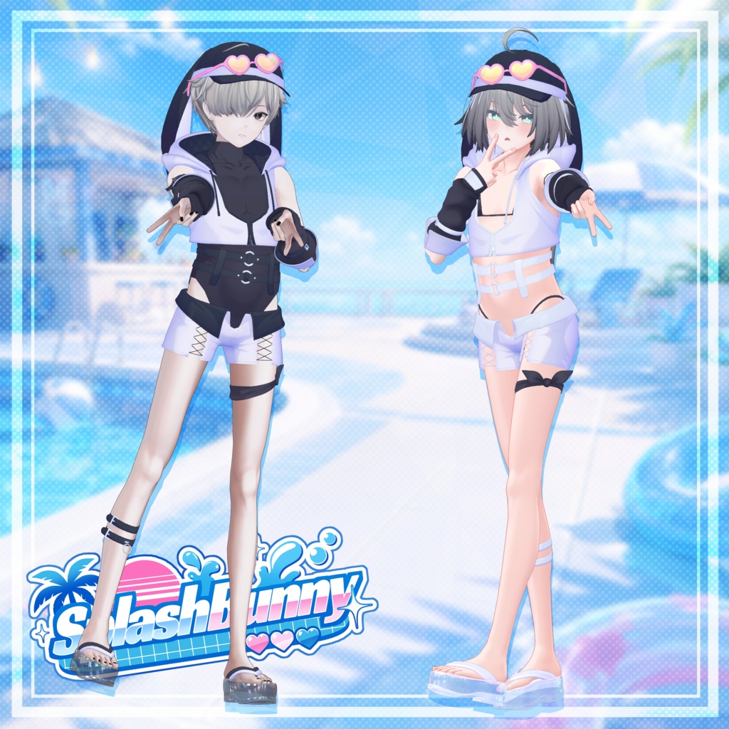 【🎉期間限定セール中🎉】🌊Splash Bunny🌊【少年&青年向け衣装】