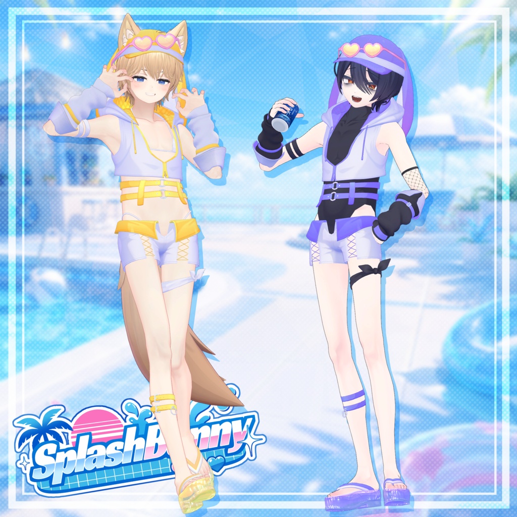 【🎉期間限定セール中🎉】🌊Splash Bunny🌊【少年&青年向け衣装】