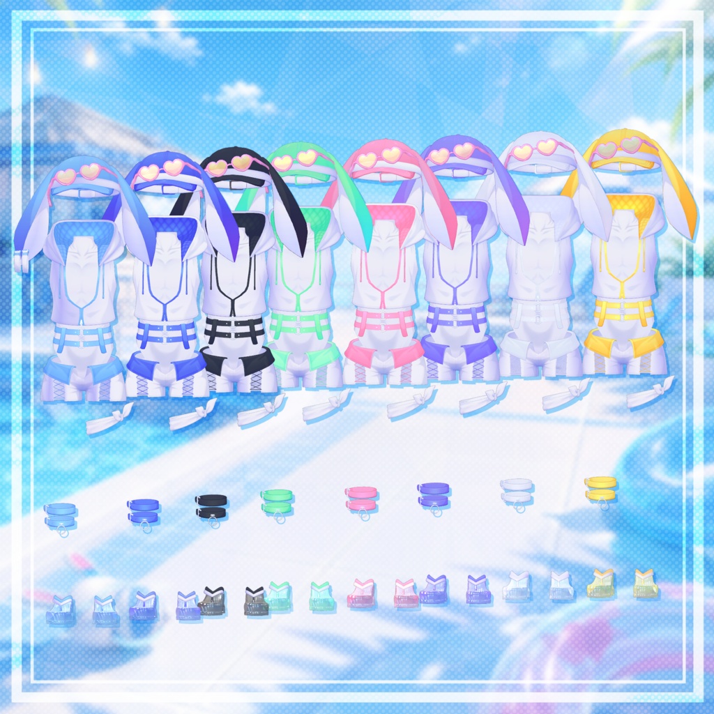 【🎉期間限定セール中🎉】🌊Splash Bunny🌊【少年&青年向け衣装】
