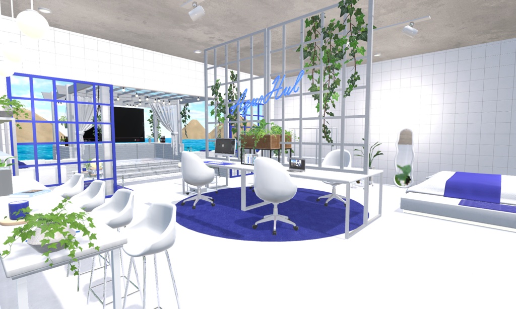 🌿AzurHub🌿|VRChat向け3Dルームアセット
